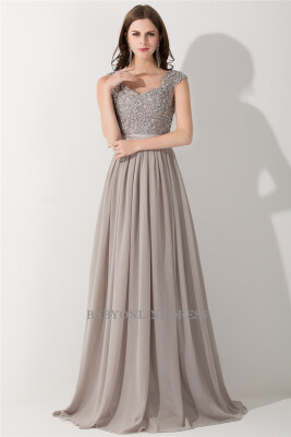 

Long Chiffon Bridesmaid Dres Illusion Back Plus Size A-Line Sleeveless Wedding Bridesmaid Dresses