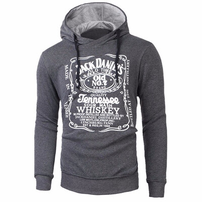 

Mens Casual Letters Printing Sportswear Sweatershirt Pullover Long Sleeve Hoodies