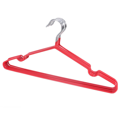 

Steel Wire Dip Coat Hanger With Groove Multi-function Coat Hanger Non-slip Clothes Hanger Metal Money10 Bundles of 1