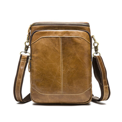 

100 Genuine Leather Briefcase Men Messenger Bags New Vertical Men Bag Travel Bags Cross Body Cowhide Leather Handbags