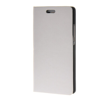 

MOONCASE Leather Side Flip Wallet Card Holder Stand Shell Pouch Case Cover for Huawei Ascend P8 Lite White