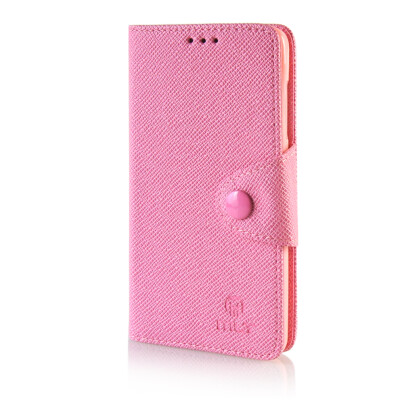 

MOONCASE Cross pattern Leather Side Flip Wallet Card Slot Pouch Stand Shell Back Case Cover for Microsoft Lumia 535 Pink