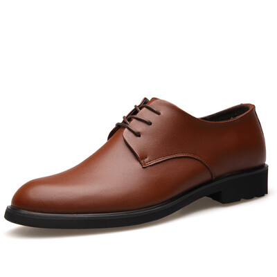 

Tue Zhe (TOLZE) British business casual men's shoes with pointed men's shoes 5220 black 38 yards