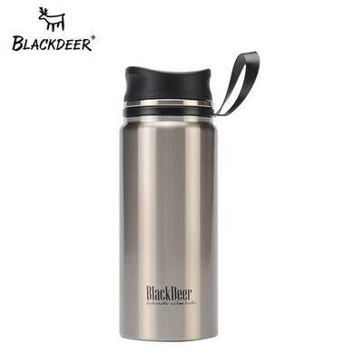 

Black deer BLACKDEER with printed stainless steel vacuum flask original outdoor self-driving car with large capacity 600 ml cup