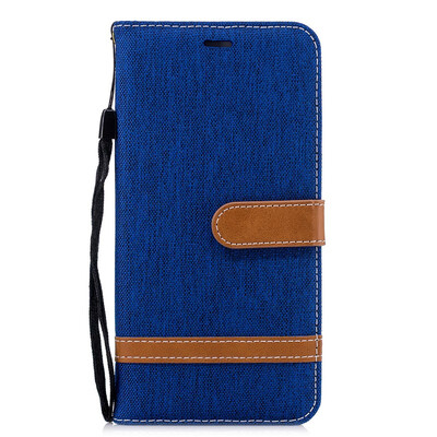 

GANGXUN®Huawei Honor 7C Stand Case Wallet Card Slots Denim Jeans Leather Case With Stand
