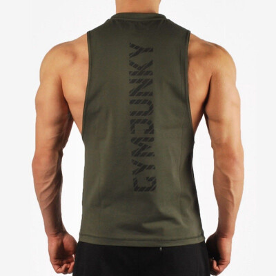 

Men Muscle Bodybuilding Sleeveless Shirt Tank Top Gym Singlet Fitness Sport Vest