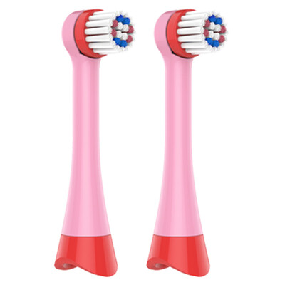 

Xiaoma Baoli childrens electric toothbrush charging brush head 2 sticks pink