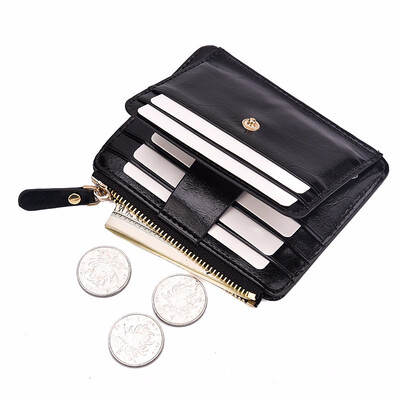 

European&American fashion ladies short wallet 2018 trend wallet wallet multi seat wallet