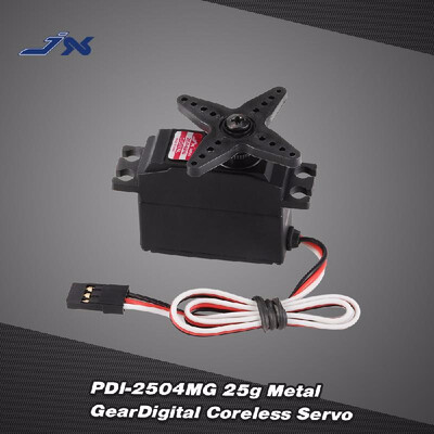 

JX PDI-2504MG 25g Metal Gear Digital Coreless Servo for RC 450 500 Helicopter Fixed-wing Airplane