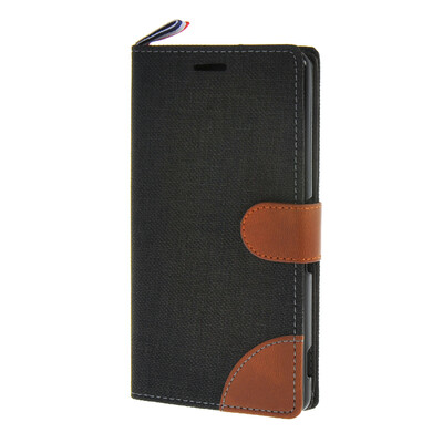 

MOONCASE Xperia M4 , Leather Wallet Flip Card Holder Pouch Stand Back ЧЕХОЛ ДЛЯ Sony Xperia M4 Black
