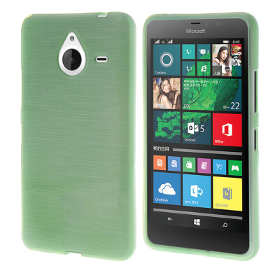 

MOONCASE Durable Colors Soft Silicone Gel TPU Flexible Shell Protective Case Cover for Microsoft Lumia 640  Mint Green