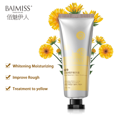 

BAIMISS Snail Serum Repair Hand Cream Nourishing Hand Care Anti Chapping Anti Aging Moisturizing Whitening Cream 1 bottle