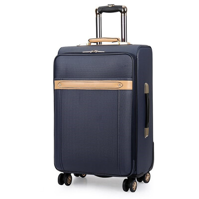 

High quanlity PU suitcase luggage women mens travel trolley box suitcases rolling Business computer bag Silent universal wheel
