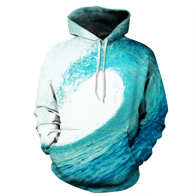 

QYDM0125Mens Hoodie 3D Printed Women Pullover Sweater