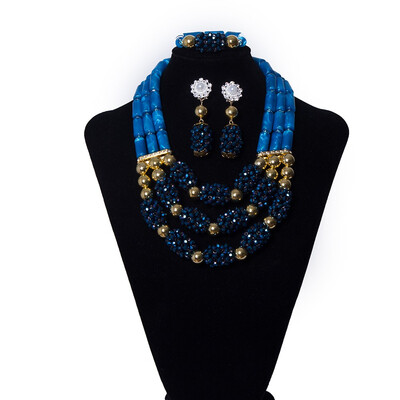 

Red Crystal Beads Bridal Wedding Jewelry Statement Necklace Girl Jewelry Set African Bridal Gift Nigerian African Beads Jewelry