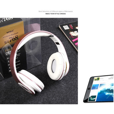 

High definition stereo&high sensitive noise reduction wireless head mounted sport bluetooth earphone 42