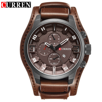 

Curren Watches 2017 mens watches top brand luxury mens watch curren Quartz Wristwatch 8225