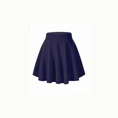 

Afibi Womens Basic Versatile Stretchy Flared Pleated Skater Skirt