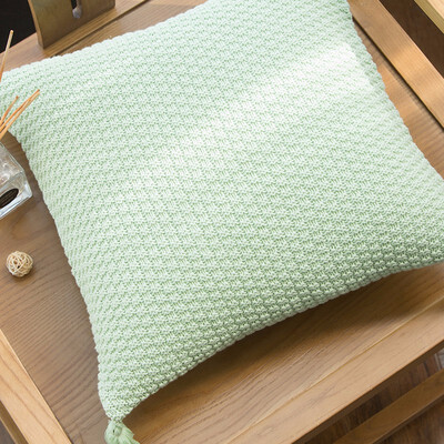 

For Leaning on Pure Color Pillow Pillows on The Sofa Back of The Head of A Bed Set Contains No Waist Pillow Core Car