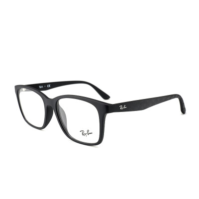 

RayBan Raymond glasses frame men and women new big box matte black ultra-light frame RX7059D 5196 55mm