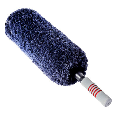 

CarSetCity Microfiber Car Dice Car Dust Dusting Car Wash Mop Car Wash Brush Car Washing Tool Retractable Blue Gray