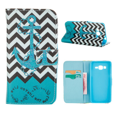 

MOONCASE ЧЕХОЛ ДЛЯ Samsung Galaxy Grand Prime G530 Flip Leather Foldable Stand Feature [Pattern series] /a20