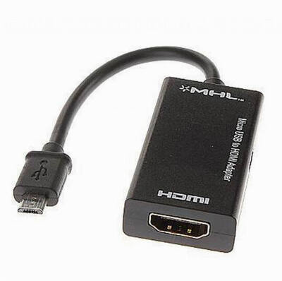 

Huayuan New Micro USB to HDMI MHL HDTV Cable Adapter For GALAXY S2 i9100i9108i9188i997