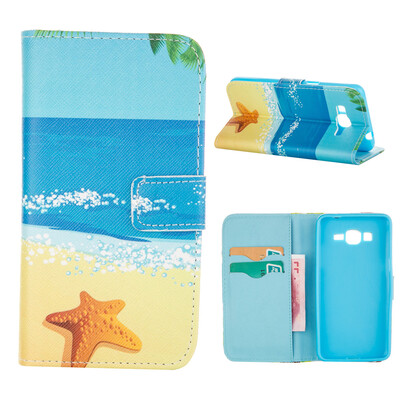 

MOONCASE ЧЕХОЛ ДЛЯ Samsung Galaxy Grand Prime G530 Flip Leather Foldable Stand Feature [Pattern series] /a18