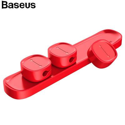 

Baseus Cable Holder for USB Cbale lightning cable Micro-USB cable Type-C Cable in office home Cable Organizer