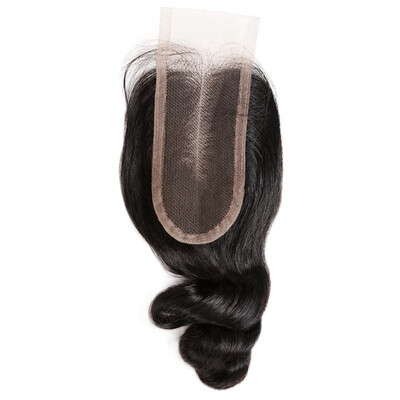 

Ishow Hair 7A 24 Virgin Brazilian Hair Loose Wave Lace Closure Middle Part water Wave