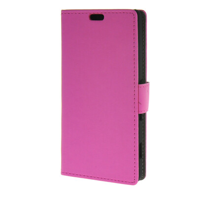 

MOONCASE Чехол для сони Xperia Z4V кожаный бумажник флип Чехол карта с kickstand Чехол ярко-розовый 01