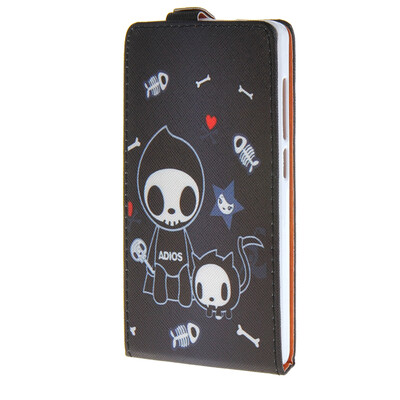 

MOONCASE Pattern Style PU Leather Pouch Bottom Flip чехол для Cover Huawei Ascend P7 Mini /a04