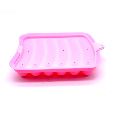 

VK houseware Silicone Sausage Maker 6 Cavities Sausage Bake Pan Homemade DIY Tool Kitchen Cooking Tool