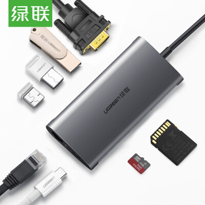 

Green Alliance Type-C to VGA Converter USB-C docking station adapter data cable with PD charging Apple MacBook Mate2010 expansion dock 30HUB hub 50539