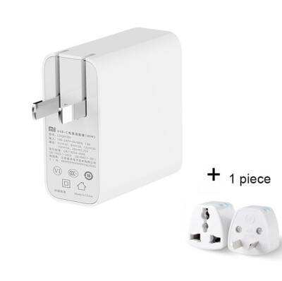 

For Original Xiaomi Mi USB-C Charger 65w Output Rate Socket Power adapter Type-C Port USB PD 20 Quick Charge QC 30 Type C