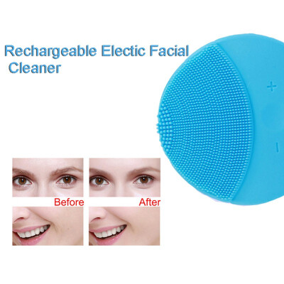 

Silicone Facial Cleansing Whole Body Waterproof Skin Deep Cleaning Device Rechargeable Face Cleanser 4 Colors