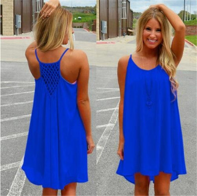 

Women beach dress fluorescence female summer dress chiffon voile women dress 2018 summer style women clothing plus size