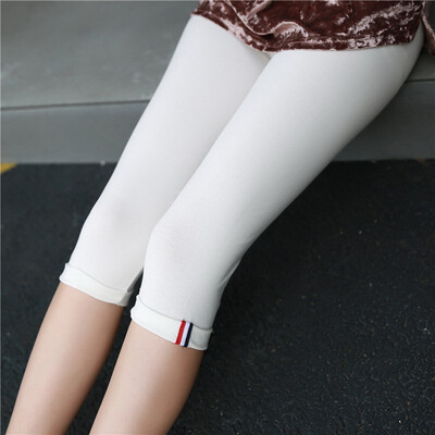

breathable slim body slim feet Korean style fashionable&pure color Seven-part pants underpants