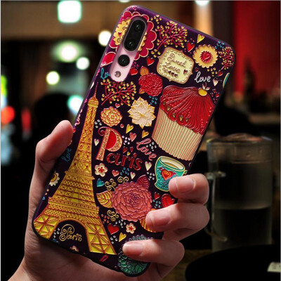 

For Huawei P10 PLUS P9 Phone cases For Huawei P8 LITE 2017 covers Silicone Soft TPU 3D Emboss Patterned Fitted cases