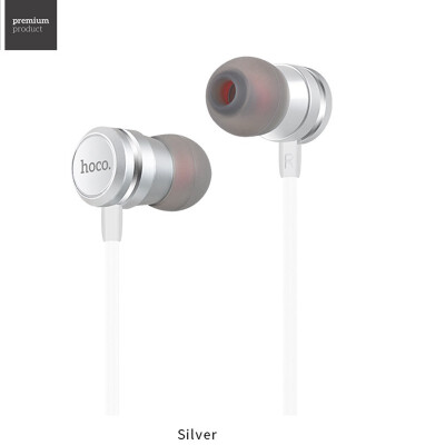 

HOCO Metallic Universal Earphones with Mic Wired Headset 35mm Jack with Remote for Apple iPhone Samsung Xiaomi Earbuds in-Ear