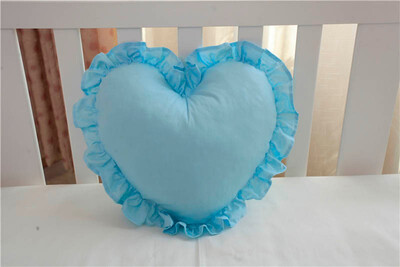 

Love Heart Baby Gift Pillow Sofa Bedding Back Lace Cushion Kids Room Toys Couch Wedding Cushion for Chair Lumbar Pad