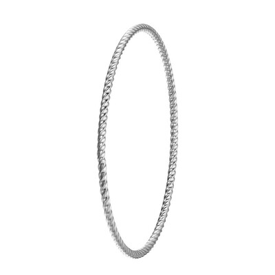 

Thin Iron Wire Twisting Circles Stainless Steel Bangle