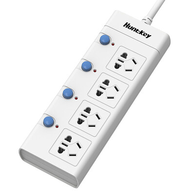 

Huntkey Large Habitat 402 4-bit 18 m independent switch socket row plug insert plug board