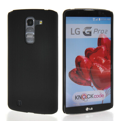 

MOONCASE Hard Rubberized Rubber Coating Devise Back Case Cover for LG Optimus G Pro 2 F350 Black