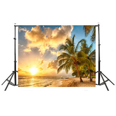 

Summer Seascape Beach Dreamlike Haloes 3D Photography Background Screen Photo Video Photography Studio Fabric Props Backdrop