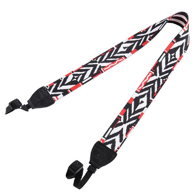 

Retro Style Double Cotton Yard Colorful Pattern Shoulder Neck Strap Camera Strap Bags Wristband for Canon SLR DSLR Cameras