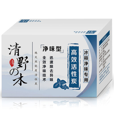 

Qing Ye の wood refrigerator net activated carbon 960g Qing Ye of wood in addition to deodorant activated carbon package