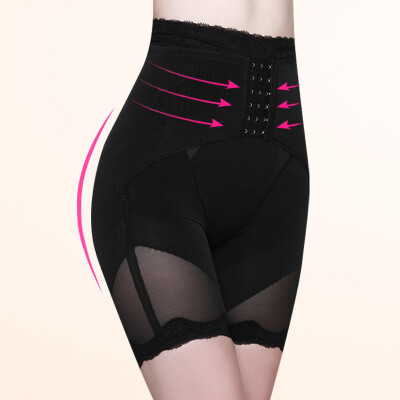 

Firm Tummy Control With Zip Corset Strong Lace High Waist Body Shaper Shapewear Slimming Knickers Underwear Shorts Pants