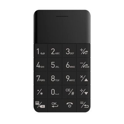 

WIME Talkase T1 Ultra Slim Super Thin Credit Card Size Backup Mini Cell Phone, Anti smartphone & Bluetooth Dual SIM Feature phone, Free Shipping Promotions