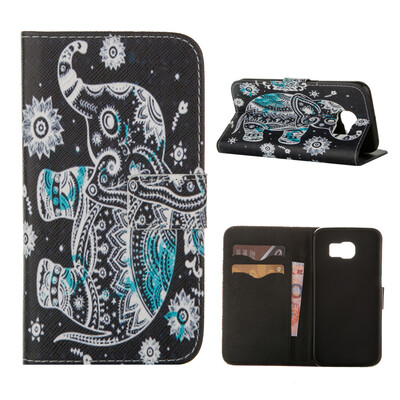 

MOONCASE ЧЕХОЛ ДЛЯ Samsung Galaxy S6 Flip PU Leather Fold Wallet Card Slot Kickstand Back [Pattern series] /a15